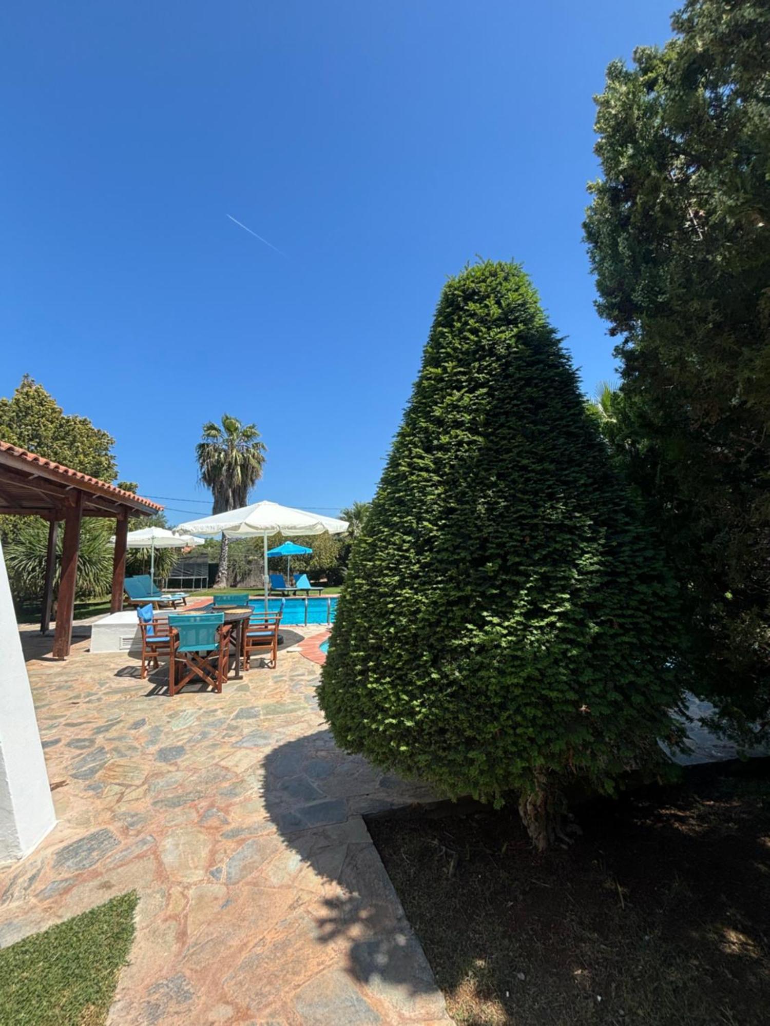Country House With Pool And Big Garden Oropos Eksteriør bilde